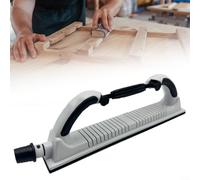 ComfyHarbor Bloque de lijado flexible ajustable de 70 x 400 mm, lijadora manual flexible con agarre cómodo para madera y metal, moldear el contorno del cuerpo, herramienta de archivo de longboard ABS