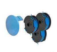 ComfyHarbor Bobina Recambio Nylon 1.65mm para Cortacésped 40V 3 para uds | Hilo nylon 1.65mm, larga duración, para corte para limpio, para ideal césped para denso, 3 unidades pack