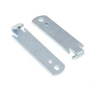 ComfyHarbor Bobinadora de alambre de valla de metal, abrazadera de poste en T eficiente para instalación y reparación de cercas seguras, herramienta de hardware para mantenimiento de límites de rancho