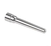 ComfyHarbor Boquilla de vapor de acero inoxidable 304 para cafetera SMEG EC680, repuesto para espumador de leche, protección contra fugas, plata (diámetro interior 10 mm, longitud 37 mm)