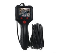 ComfyHarbor Boroscopio industrial con pantalla IPS de 2.4 pulgadas, cámara HD de 8 mm, sonda impermeable IP67, luces LED 5+1, recargable por USB-C para reparación de automóviles de alcantarillado de