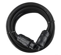 ComfyHarbor Cable de conexión de alimentación de CA con BC01 hembra a adaptador de extensión para inversores, H07RN-F 3X1.5mm² Cable de goma para sistema solar de balcón (5 metros)