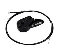 ComfyHarbor Cable de control del acelerador con palanca para cortacésped Victa para Rover de 4 tiempos, 1600 mm, alambre exterior recubierto de plástico, repuesto negro, fácil de instalar, rendimiento