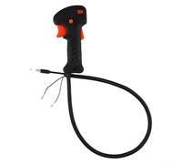 ComfyHarbor Cable de gatillo del acelerador con interruptor de mango para desbrozadora recortadora de 80 cm, color naranja, compatible con GARDENER GAZELA TEKSAS WADER EUROTEC para TAURUS FALON TECH