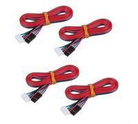 ComfyHarbor Cable de motor paso a paso de 42 pasos, 2 m, 24 AWG XH, cable adaptador de 4 pines a 6 pines, para impresora 3D, conector de paso de 2 mm a 2,54 mm, diseños paralelos sin enredos (cableado