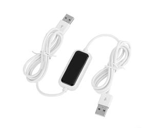 ComfyHarbor Cable de transferencia de datos de PC a PC de alta velocidad, para compartir archivos, copiar documentos, fotos, videos entre dos computadoras, se adapta a Windows y Mac OS, y solución de