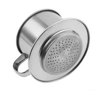 ComfyHarbor Cafetera con filtro de goteo de acero inoxidable, cafetera para estilo vietnamita de 50 ml y 100 ml, para uso doméstico y cocina