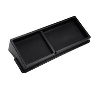 ComfyHarbor Caja de almacenamiento trasera con pantalla de navegación para Mercedes-Benz W447 V-Class V260 2016-2020, compartimento organizador de consola central de plástico ABS, color negro