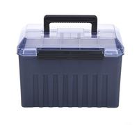 ComfyHarbor Caja de aparejos de pesca, contenedor de cebo impermeable de 24 rejillas, con separadores ajustables, para señuelo duro, caja de almacenamiento de equipo de pesca en el mar, amarillo y