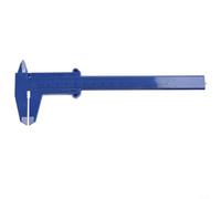 ComfyHarbor Calibradores Vernier 0-150 mm de plástico doble regla escala precisión herramienta de medición para profundidad altura diámetro joyería antigua carpintería escuela exposición (azul oscuro)