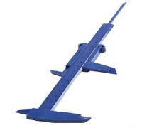 ComfyHarbor Calibradores Vernier 0-150mm Plástico Doble Regla Escala Herramienta de Medición de Precisión, Para Profundidad Altura Diámetro Joyería Antigua Carpintería Escuela Exposición (Verde)