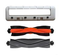 ComfyHarbor Cepillo principal de repuesto y cubierta de rodillo para Xiaomi para Mijia M40 D110 CN, piezas de aspiradora de robot antienredos de nailon en forma de V con protector, para una fácil