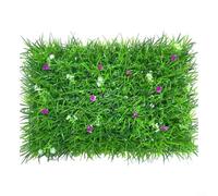 ComfyHarbor Césped artificial de 40 x 60 cm, panel de pared verde de césped falso, planta de simulación de plástico para decoración del hogar, hotel, cafetería, sala de estar (#2)