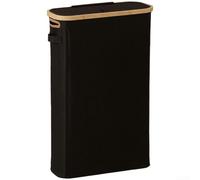 ComfyHarbor Cesta de almacenamiento plegable con gran capacidad y tapa dispensadora para caja de pañuelos con cubierta a prueba de polvo para organización del hogar (negro)