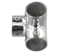ComfyHarbor Codo en T de acero inoxidable 316 para barandilla marina de 90 grados para cubierta de tubería de 22/25/30/32 mm, conector de riel de cabina de barco resistente (30 mm)