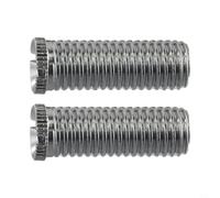 ComfyHarbor Colador de cesta de fregadero de cocina, conector de tornillo roscado, para agujero de drenaje de 35 mm, 45 mm, perno de repuesto de latón con cabeza ranurada, pieza de fijación