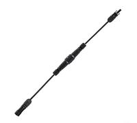 ComfyHarbor Conector de fusible de energía solar, DC 1500 V, IP67, impermeable, portafusibles fotovoltaicos, con material PPO, para sistema de paneles solares, negro, 45 cm