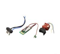 ComfyHarbor Conector de placa de control de interruptor y taladro de repuesto para modelos de martillo giratorio WU390 WX390 WX390.1 WX390.31 WU390.9 WX390.9 20V H3, plástico