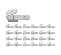 ComfyHarbor Conectores de pala doble Piggyback de 1/4 pulgadas de cobre estañado machos hembras terminales de desconexión rápida. para cableado eléctrico de audio marino automotriz 25, 50 o 100 (25