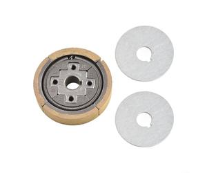 ComfyHarbor Conjunto de embrague con junta para motores Mikasa MT-72FW y EH12 EH12-2D EH12-2B, pieza de repuesto de metal de 15 mm ID x 80 mm OD para generador de cortacésped (1 juego)