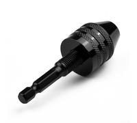 ComfyHarbor Convertidor de portabrocas sin llave, herramienta de vástago hexagonal de 14 pulgadas para brocas de cambio rápido, herramienta de conversión de portabrocas sin llave (0.3-3.4 mm)