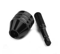 ComfyHarbor Convertidor de portabrocas sin llave, herramienta de vástago hexagonal de 14 pulgadas para brocas de cambio rápido, herramienta de conversión de portabrocas sin llave (0.3-6.5 mm)