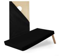 ComfyHarbor Cornhole - Funda para tablero de 49 x 25 pulgadas, poliéster recubierto de plata 210D, a prueba de polvo, con bolsillo con cremallera, funda de juego de bolsa de arena para exteriores