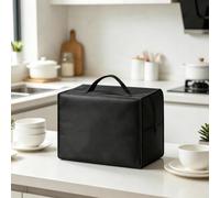 ComfyHarbor Cubierta antipolvo para freidora eléctrica de 4,5 L con asa | Tela Oxford, material, se adapta a freidoras de 4,5 L, color negro, fácil de limpiar