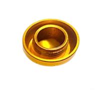 ComfyHarbor Cubierta de la manija del balancín de la aleación de aluminio, para, para el carrete Daiwa Fuego, accesorio de modificación de rueda de pesca, con buen brillo, pieza de reparación, negro