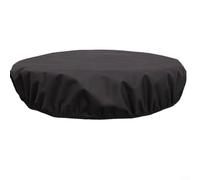 ComfyHarbor Cubierta para cuenco de fuego de tela Oxford 600D, para pared de piedra al aire libre, tapa protectora resistente a la intemperie con dobladillo elástico, diseño minimalista moderno, para