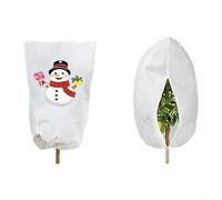 ComfyHarbor Cubiertas para plantas, para jardinería al aire libre, protección contra heladas de algodón transpirable, con cierre de cordón, escudo para clima frío, para árboles frutales, arbustos y