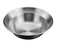 ComfyHarbor Cuenco vintage de acero inoxidable con acabado retro de copo de nieve gris para servir ensalada, aperitivos, salsa o barbacoa coreana en restaurantes o cocinas caseras (B)