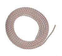 ComfyHarbor Cuerda de arranque de poliéster rojo y blanco de 6 m x 3 mm para cable de retroceso para motosierra, cortacésped, cortadora, cepillo, herramientas de jardín, accesorios de alta resistencia
