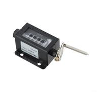ComfyHarbor D67-F Contador reajustable mecánico de 5 dígitos, cuenta manual de extracción manual para máquina de impresión de prensa Automatización industrial, montaje de tornillo, rango 0-99999