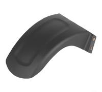 ComfyHarbor Delantero para scooter eléctrico KuKirin A1, pieza de repuesto de guardabarros ABS, resistente a la abrasión para protección contra salpicaduras, cubierta negra ligera de 20,1 x 13 cm