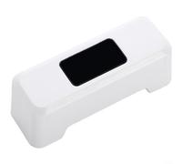 ComfyHarbor Descarga automática de inodoro con sensor infrarrojo, kit de descarga manos libres sin contacto, para tanques de inodoro estándar, IPX5 impermeable, batería recargable de 2000 mAh (blanco)