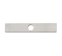 ComfyHarbor Diatom - Alfombrilla de barro para grifo de cocina, fregadero de baño, encimera de inodoro, secado rápido, absorbente de agua, almohadilla protectora dura y resistente, 60 x 10 cm, gris