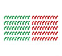 ComfyHarbor Doblador de plantas de 90 grados, fijador hortícola para verduras, árboles frutales, flores, clips de entrenamiento de plástico verde y rojo, 100 piezas auxiliares de flexión de tallo de
