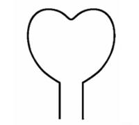 ComfyHarbor Enrejado de soporte de plantas de hierro, corazón y vid en forma redonda para macetas interiores y exteriores, marco de metal inoxidable para rosas, uvas, guisantes, negro, 23 x 37 cm