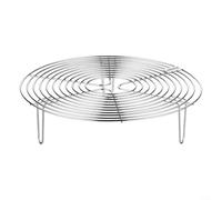 ComfyHarbor Estante de vapor de acero inoxidable, rejilla de alambre grueso 316 para una circulación uniforme, se adapta a ollas, ollas a presión, sartenes, accesorio de cocina plateado para bollos