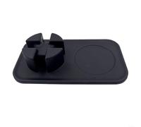 ComfyHarbor Estera de apisonamiento, para NJ Espresso Machine ES601/ES701, Soporte de silicona para café, con base antideslizante y ranura de almacenamiento de manipulación, almohadilla de prensa