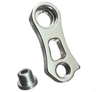 ComfyHarbor Extensor de suspensión de desviador trasero de aleación de aluminio, para, para Sunrace 40T 42T 46T, adaptador de gancho trasero plateado de 53x36mm, para carretera, para cambio de