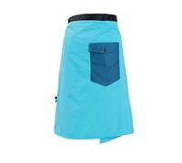 ComfyHarbor Falda de lluvia ultraligera de nailon impermeable, para senderismo, camping, ciclismo, plegable, al aire libre, medio pantalón, con bolsa de almacenamiento, azul, 122 x 65 cm