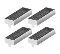 ComfyHarbor Filtros de carbón activado de repuesto, 4 unidades para Siemens 17004796 para campana extractora Bosch HEZ9VRUD0 compatible con electrodomésticos Constella
