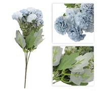 ComfyHarbor Flor artificial de seda de hortensia, para centros de mesa de boda, decoración floral de mesa, arreglo de ramo de bricolaje, decoración de fiesta de jardín, para mantener una flor falsa