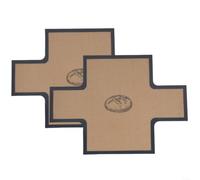 ComfyHarbor Forros de silicona para pan, herramienta de transferencia de masa sin cabestrillo de pan, inserto reutilizable resistente al calor para masa madre casera (gris)