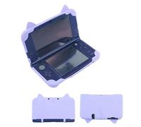 ComfyHarbor Funda protectora de silicona, para el nuevo 3DS LL XL, funda de goma suave, con patrón de gato 3D, cubierta a prueba de golpes, recortes precisos, agarre cómodo, protección de cuerpo