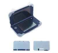 ComfyHarbor Funda protectora de silicona, para el nuevo 3DS LL XL, funda de goma suave, con patrón de gato 3D, cubierta a prueba de golpes, recortes precisos, agarre cómodo, protección de cuerpo