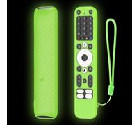 ComfyHarbor Funda protectora ligera de silicona a prueba de golpes para Homatics Box R Plus control remoto de voz con agarre antideslizante y cordón, azul noche (verde noche)