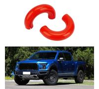 ComfyHarbor Fundas de silicona para gancho de remolque para Ford F150 2004-2024, accesorios de protección para parachoques delantero, color rojo, 2 piezas